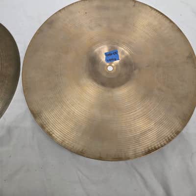A. Zildjian 14" Thin Stamp & Small Stamp Hi Hat Cymbal Pair 734g/1406g (C020-C5) image 6