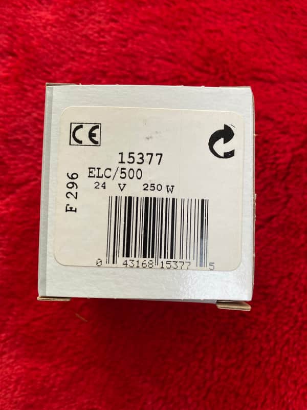 ELC/500 Dish lamp 250w 500hrs by General Electric image 1