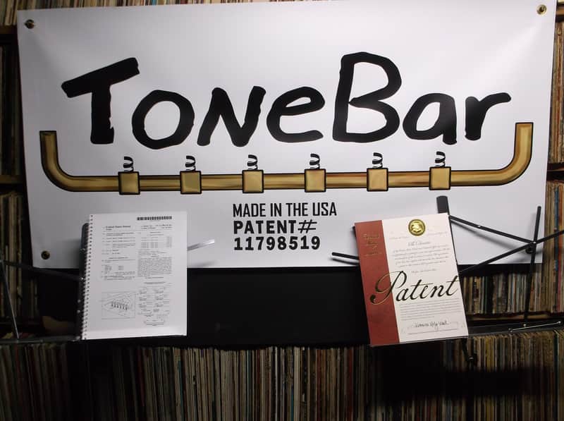 ToneBar patent #11798519 string mounting sys & method image 1