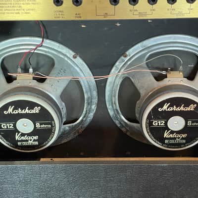 Vintage Marshall 5213 MOS-FET 100 Reverb Twin Guitar Combo Amp - 1986 Black - W/Footswitch image 13