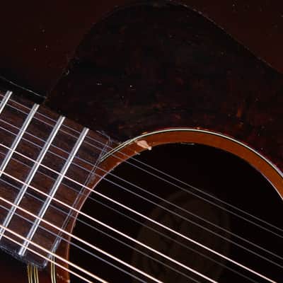 Guild USA D-25-12 1995 - Antique Burst image 14