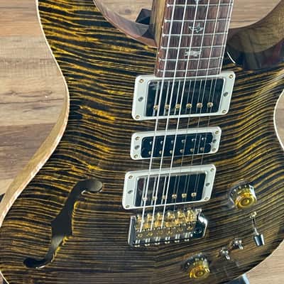 PRS 40th Anniversary Special Semi-hollow 22 Limited Edition Electric Guitar - Yellow Tiger image 3