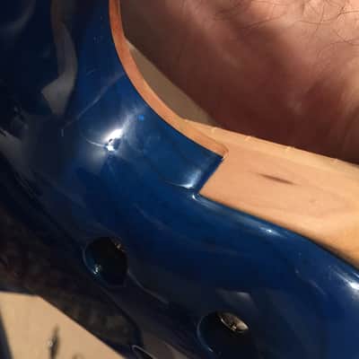 ESP Custom Shop 7 String Snapper Blue Burst image 3