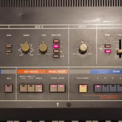 Roland Jupiter 6 61-Key Synthesizer 1983 - 1985 - Black image 7