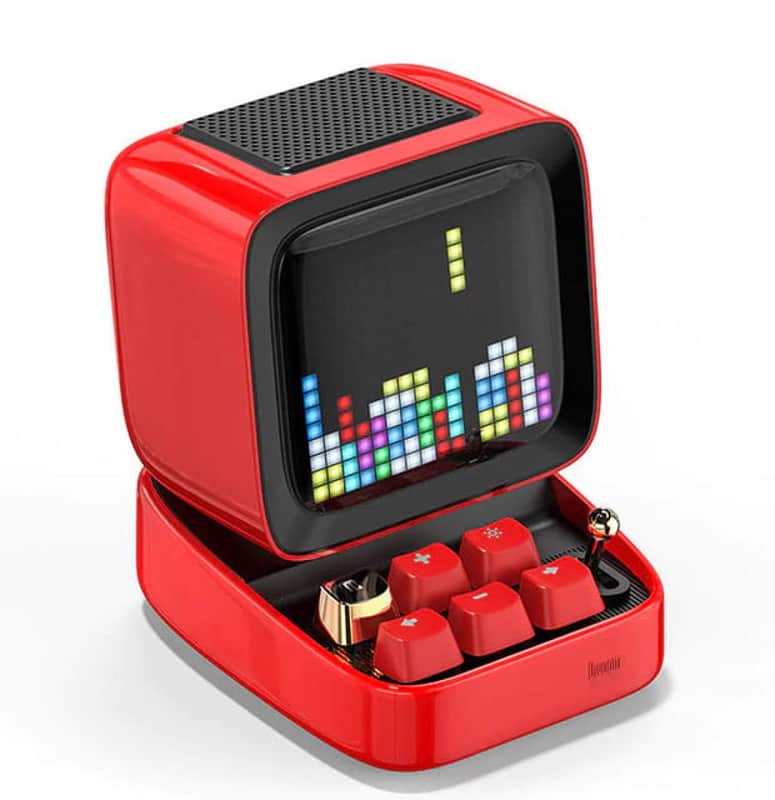 Smart Retro Portable Speaker Pixel-Art / Alarm Clock + Apps image 1