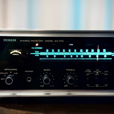 💎💎💎  Vintage Pioneer SX-770 Stereo Receiver - Serviced + Cleaned image 4