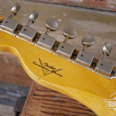 Fender Custom Shop '52 Reissue Telecaster Journeyman Relic - 2021 - Ice Blue Metallic image 10