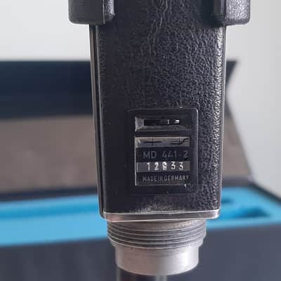 Sennheiser MD441-2 1970s - Black / Silver big tuchel image 15