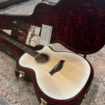 Taylor 50th Anniversary 614ce LTD 2024 - Trans White Edgeburst image 2