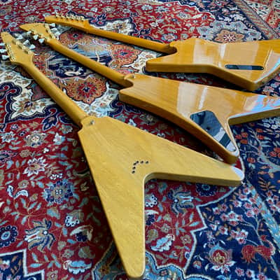 1980-1982 Gibson Modernistic Series Korina Flying V Explorer Moderne image 5