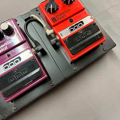 DOD FX-105 Powered DOD FX-100 pedalboard complete with Five DOD FX pedals 1980's - Black image 6