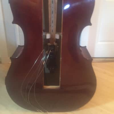 Chadwick Folding Upright Bass Plywood 2014 Dark image 3