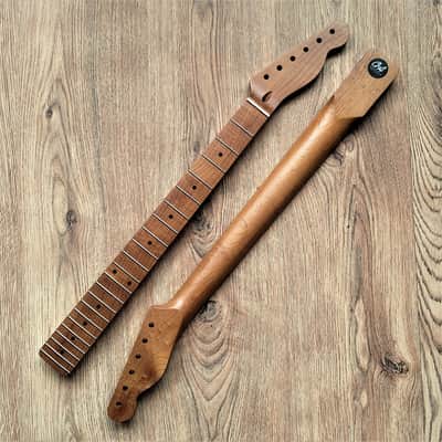 T-Style Compatible Roasted Maple Pro Guitar Neck Satin 22 Fret image 3