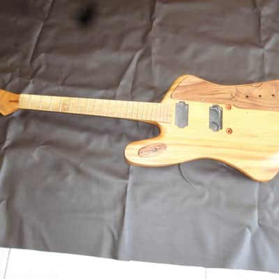 handmade mahogany slab "Firebird R" fat style guitar,oil finish,ships fast image 19