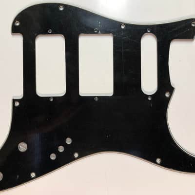 WD Music Custom Ordered Stratocaster 3-Ply Pickguard - Black image 2
