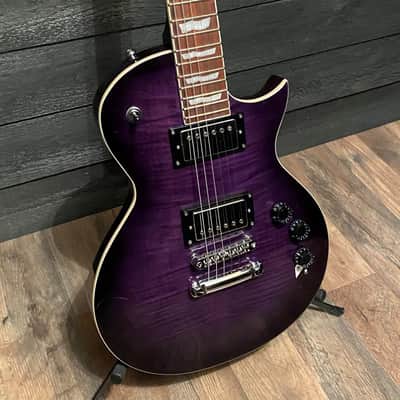 ESP LTD EC-256 Electric Guitar Transparent Purple Burst image 2