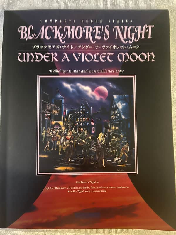 Blackmore's Night - Under a Violet Moon - Guitar and Bass tab / tablature Book - Japan image 1