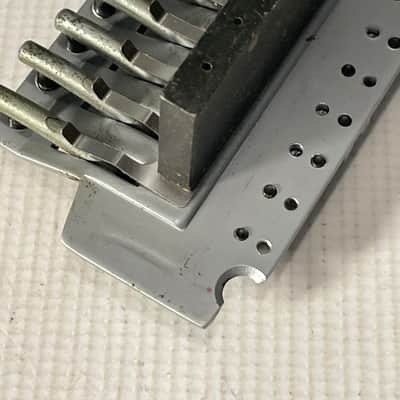 1999 MIJ Jackson DR7 Dinky Guitar JT-580LP Takeuchi Brushed Chrome 7 String Floyd Rose Tremolo Bridge image 9