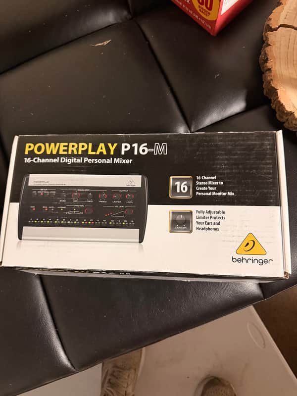 Behringer Powerplay P16-M 16-Channel Digital Personal Mixer 2011 WITH Behringer P-16MB Mounting Bracket image 1