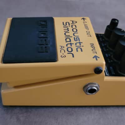 Boss AC-3 Acoustic Simulator (Dark Gray Label) 2006 - Present - Yellow image 3
