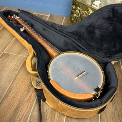 Starr Limited Edition 11" Cherry Rolled Brass Tone Ring 5-String Openback Banjo - Satin image 21