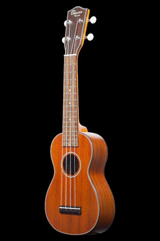 Ohana CK-35 All Solid Satin Finish Mahogany Concert Ukulele with Gig Bag - Blem image 1
