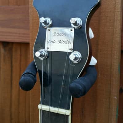 1960's Gretsch Made Bacon 5 String Longneck Folk Banjo Pete Seeger image 4