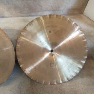 Paiste Vintage Black label sound edge 2002 14 inch hi hats lightweight collectors! image 9