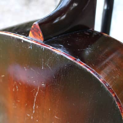 Stunning Stunning RARE Vintage 1930s/40s Lark Junior Acoustic Archtop Guitar Regal Kay Harmony NICE! image 15