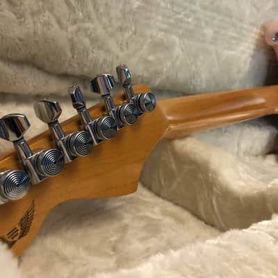 MyDream Stratocaster Custom Built - Pearly and Pink Lipstick - in Fender case Bild 8
