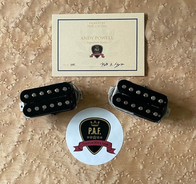 Pickups by Pete A Flynn Andy Powell Signature Humbucker Pickup Set - nickel image 1