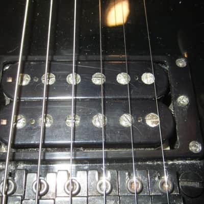 ~1987 Fernandes Super Strat w/ Reverse Headstock Black image 5