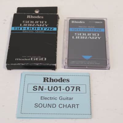 Rhodes SN-U01-07R Electric Guitar Sound Card - Roland U-110 U-20 U-220 D-70