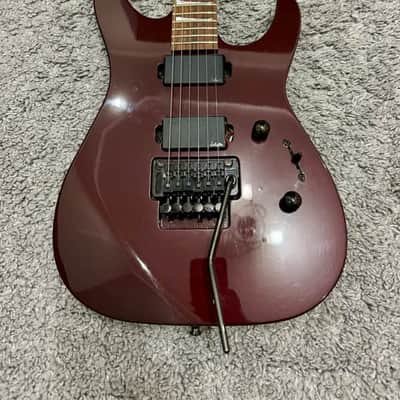 Custom Bordeaux Dinky 1990s Unique SCHALLER Superstrat guitar Active pickups Custom Shop Shred Machine Metal Strat solid body Lightweight exclusive image 2
