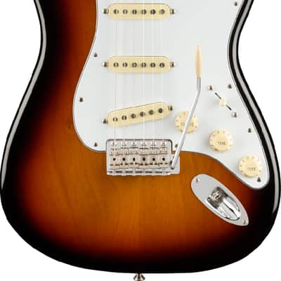 Fender Jimi Hendrix Stratocaster Electric Guitar Maple FB, 3-Color Sunburst image 1