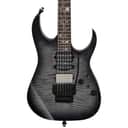 Ibanez RG J Custom Axe Deign Lab 6-String Electric Guitar with Case - Black Rutile