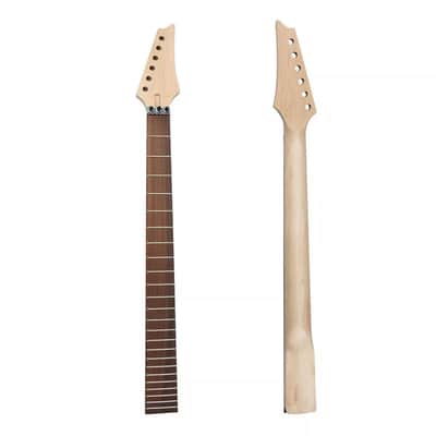Ibanez-Style 24 Fret Baritone Guitar Neck, Maple & Rosewood Fretboard image 1