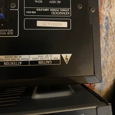 Kenwood power amplifier /kenwood integrated amplifier Km/894 /km994 1998 Gray image 6