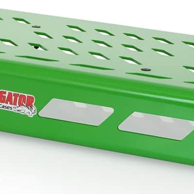 Gator GPB-XBAK Aluminum Extra Large Pedalboard, 35" x 17" w/ Softcase, Screamer Green image 5