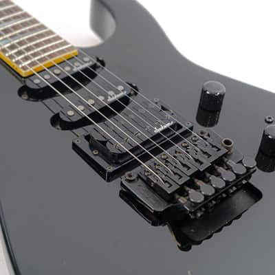 1991 MIJ Jackson Soloist Standard Dark Green Metallic w/ HSS Pickups, Mother of Pearl Sharkfins, Floyd Rose Tremolo image 5