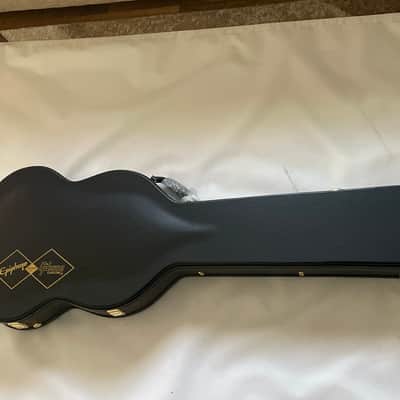 2020's Epiphone Inspired by Gibson 1963 SG Custom Maestro Black Hardshell Guitar Case
