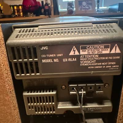 JVC UX-A4 Micro Stereo System Cassette CD Radio AUX Extremely Rare Tested Works image 7