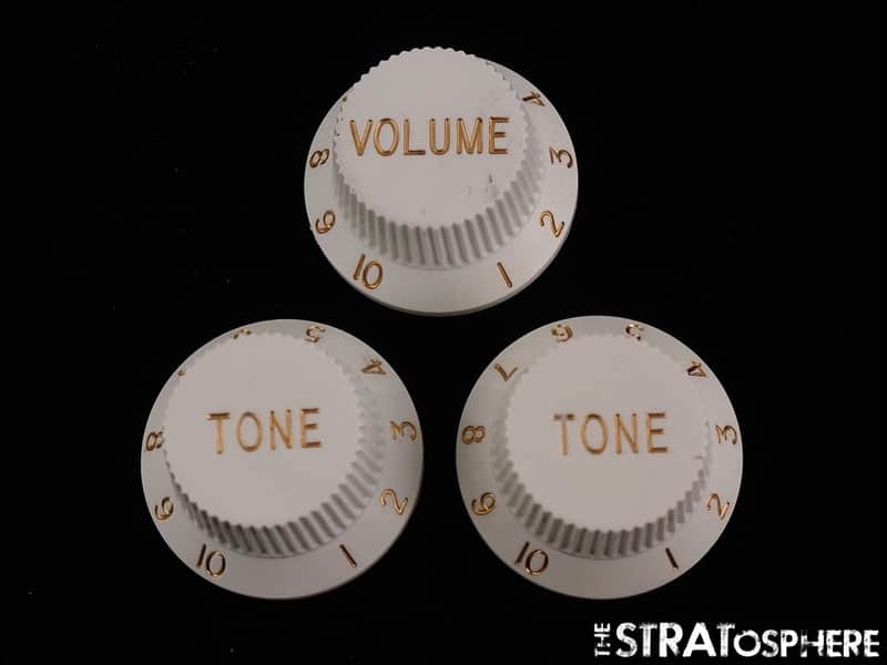 Fender Squier Affinity Series Strat GUITAR KNOBS 1 Volume 2 Tone, Stratocaster image 1