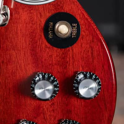 Epiphone 1964 SG Standard with Maestro Vibrola Reissue Electric Guitar - Cherry Red with Hardshell Case image 11