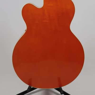 Gretsch 2024 Vintage Select Edition '55 Chet Atkins Hollow Body with Bigsby, Vintage Orange Stain Lacquer w/ OHSC, Used image 5