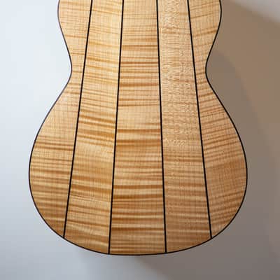 2003 Gary Zimnicki Classical Guitar #149 – Figured Maple/Spruce, , w/ Pickup image 2