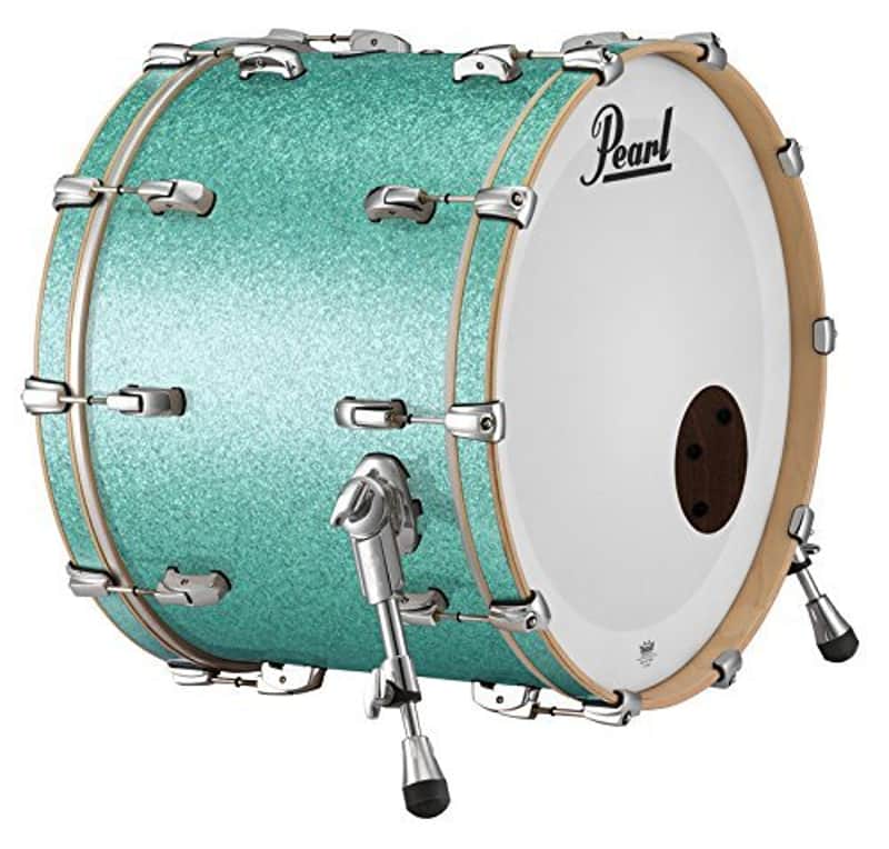 Pearl Music City Custom 26x14 Bass Drum w/o Mount RF2614BX/C413 TURQUOISE GLASS image 1