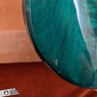 Jay Turser P/J Passive Electric Bass Aqua Used image 10