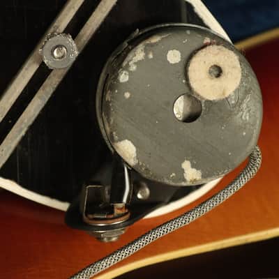 1965 Epiphone A412 Triumph Sunburst with wide nut width image 24