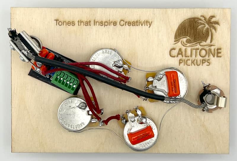 Calitone Gibson / Epiphone /SG Solderless Wiring with Volume Clarity image 1